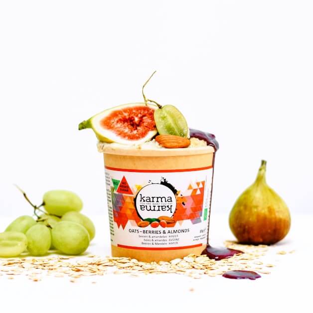 Bessen & Amandelen Bio Havercups | 12x85g