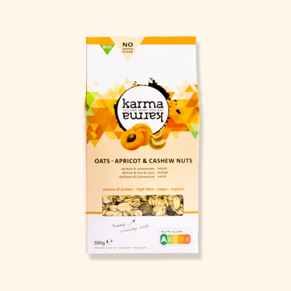 Abrikoos & Cashewnoten Bio Haver | 8x300g